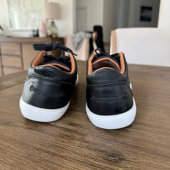 Lacoste Bayliss Vulc PRM Men’s preppy Sneakers Black Leather Size 8 - Picture 4 of 9